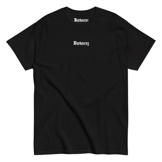 Camiseta Básica Color Negro con logo Frontral y Trasero